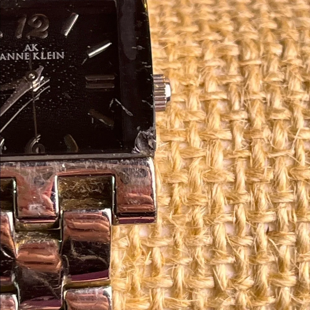 Anne Klein Stainless Steel Square Face Watch- Not Tested